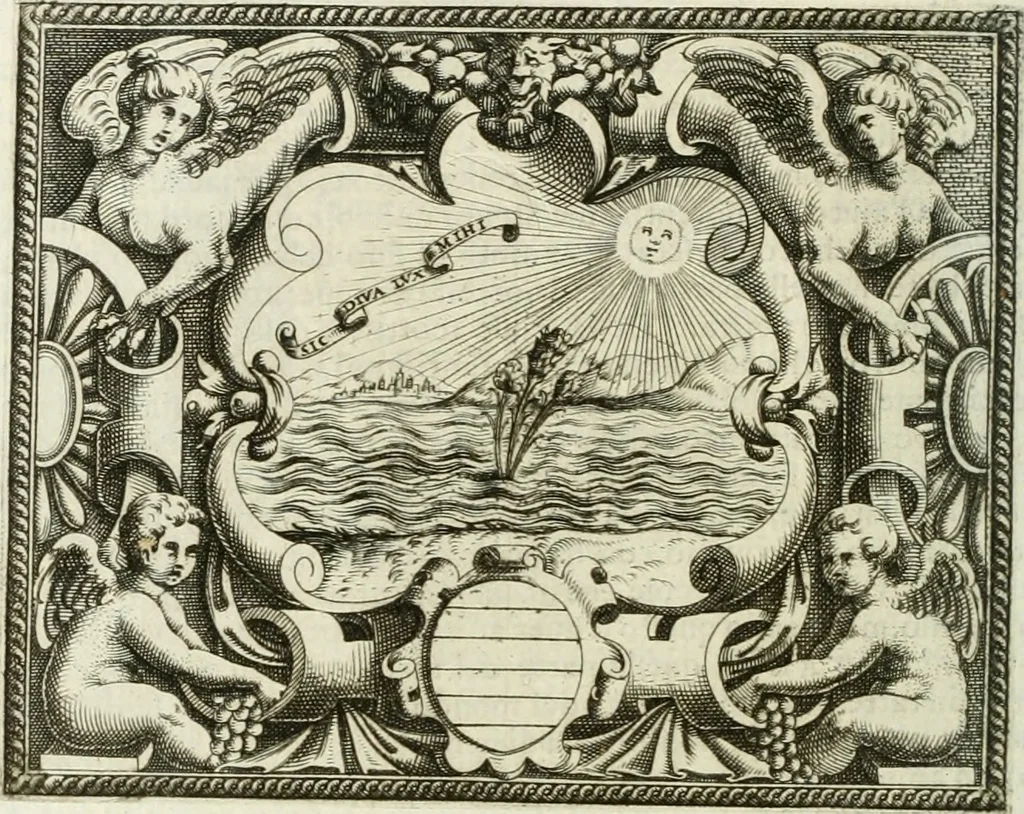 An illustration from Le imprese illustri, 1566, leaf 241
