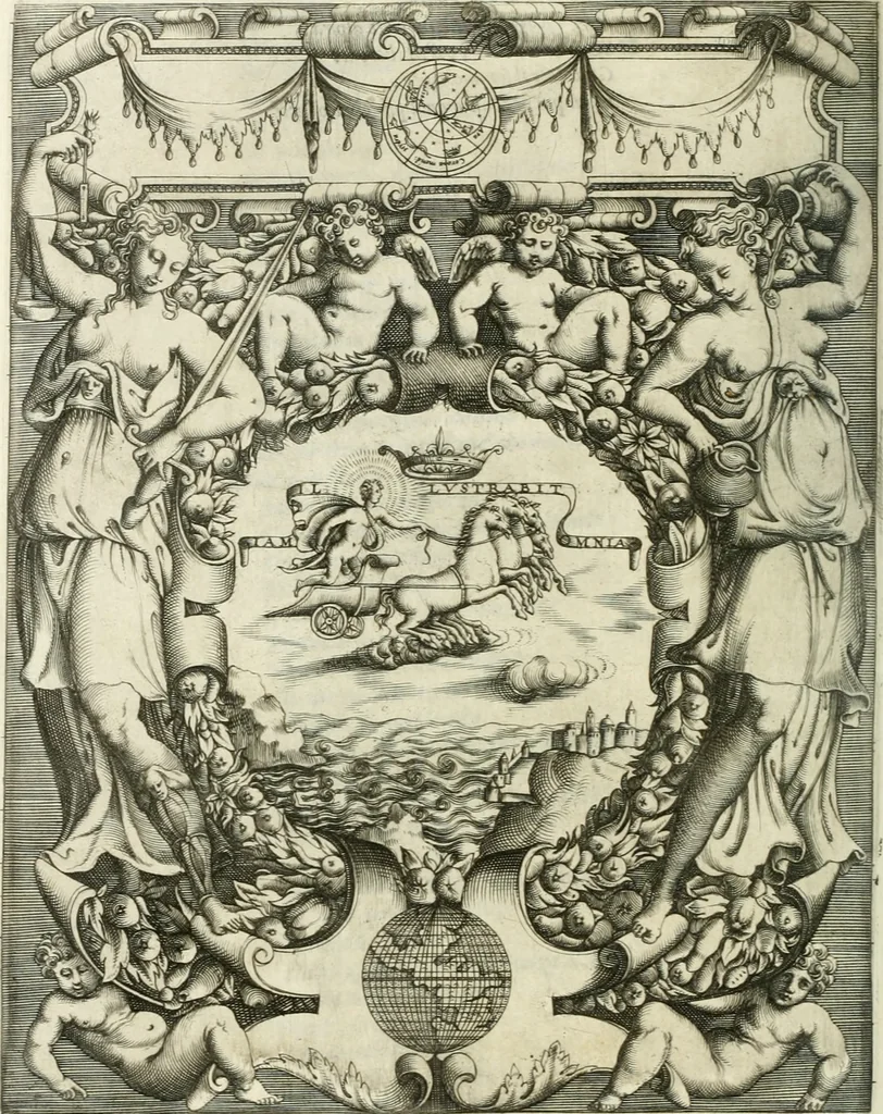 An illustration from Le imprese illustri, 1566, leaf 257