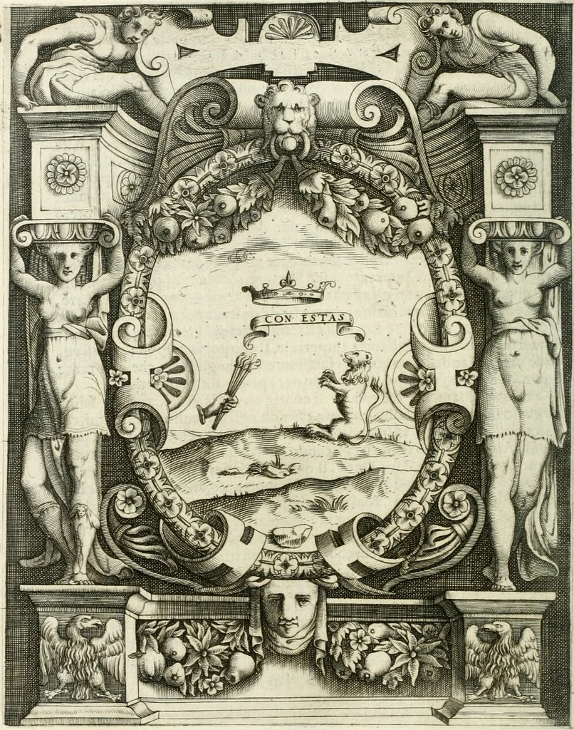 An illustration from Le imprese illustri, 1566, leaf 303
