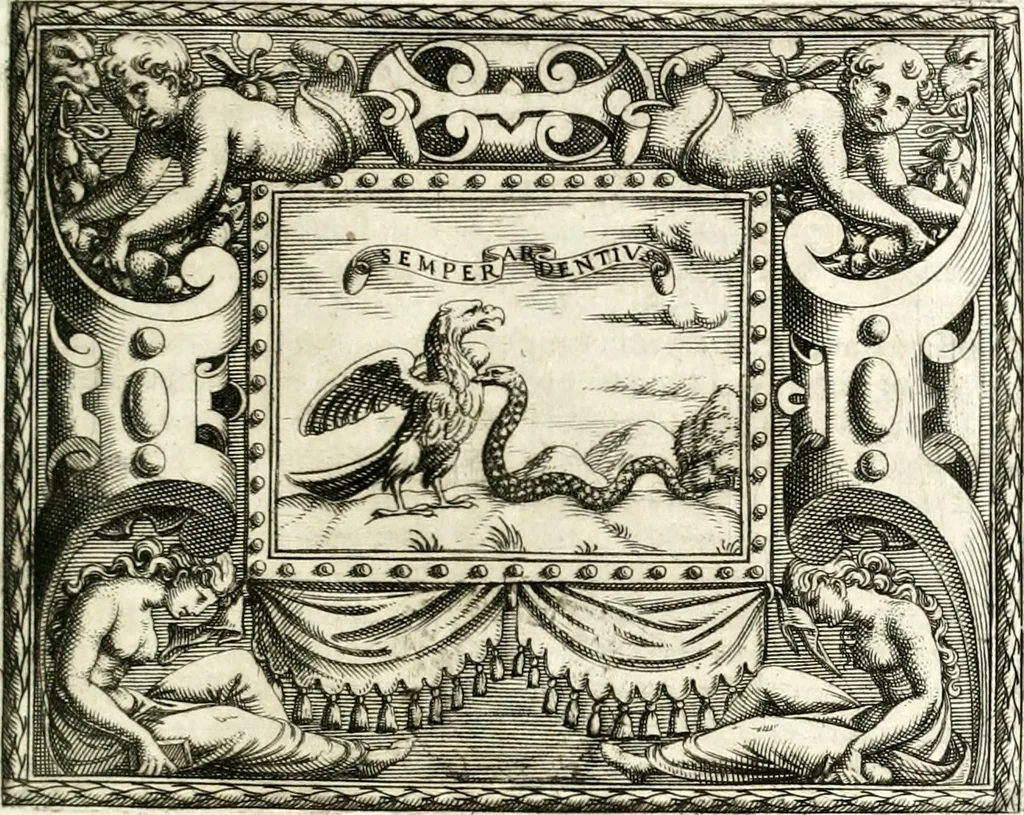 An illustration from Le imprese illustri, 1566, leaf 310