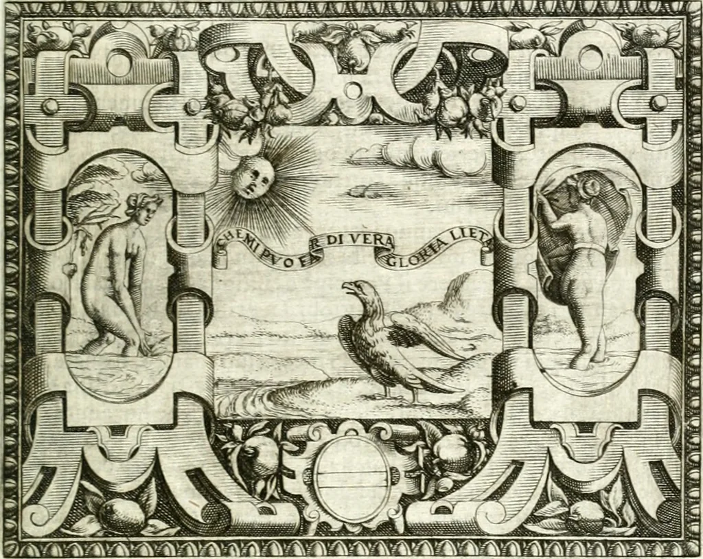 An illustration from Le imprese illustri, 1566, leaf 324