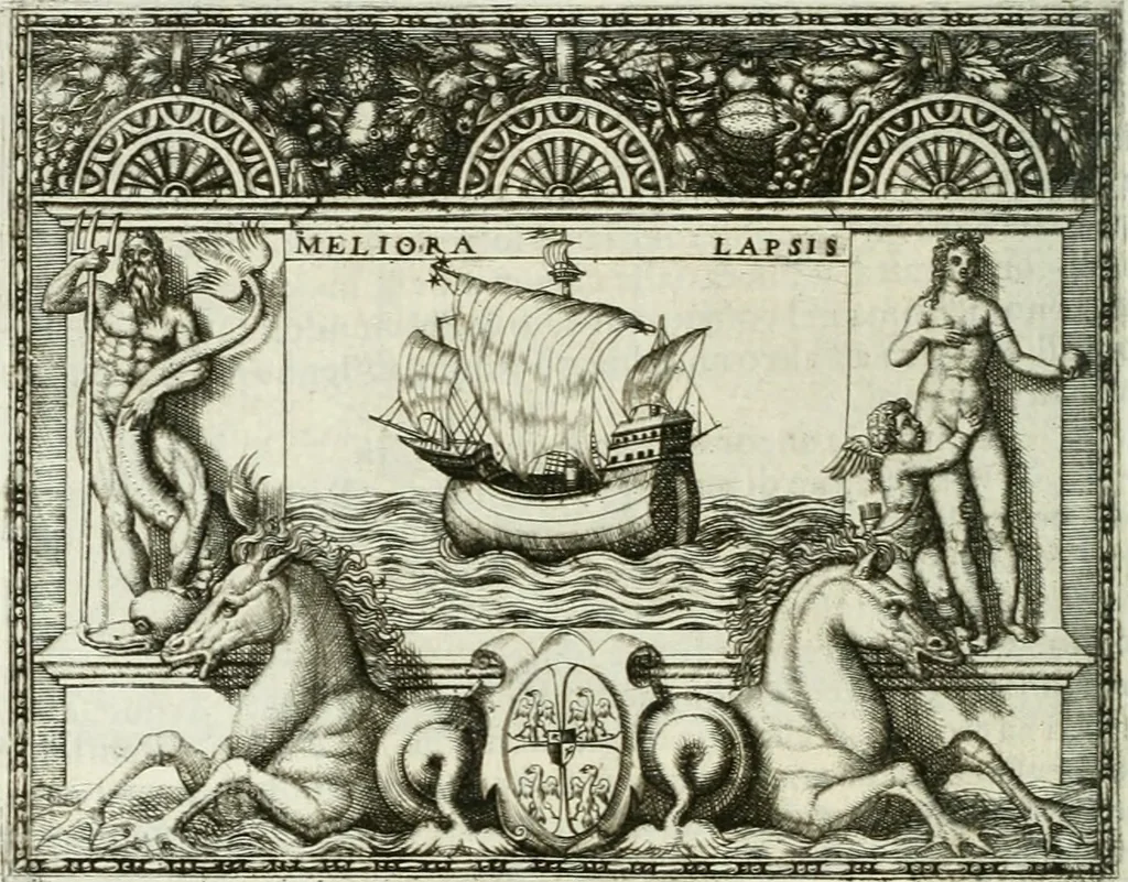 An illustration from Le imprese illustri, 1566, leaf 331