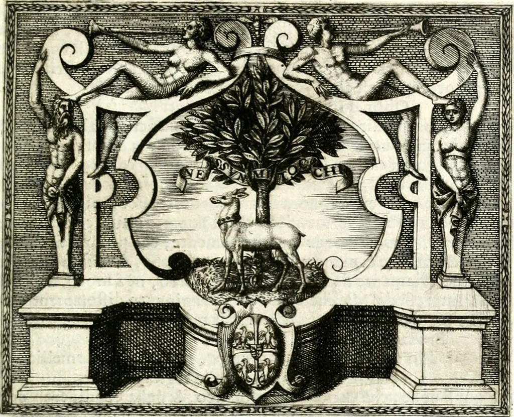 An illustration from Le imprese illustri, 1566, leaf 352