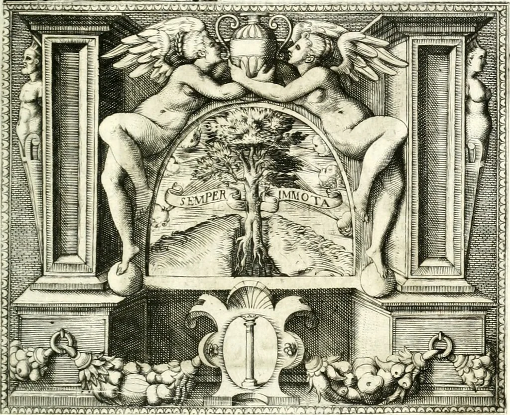 An illustration from Le imprese illustri, 1566, leaf 360