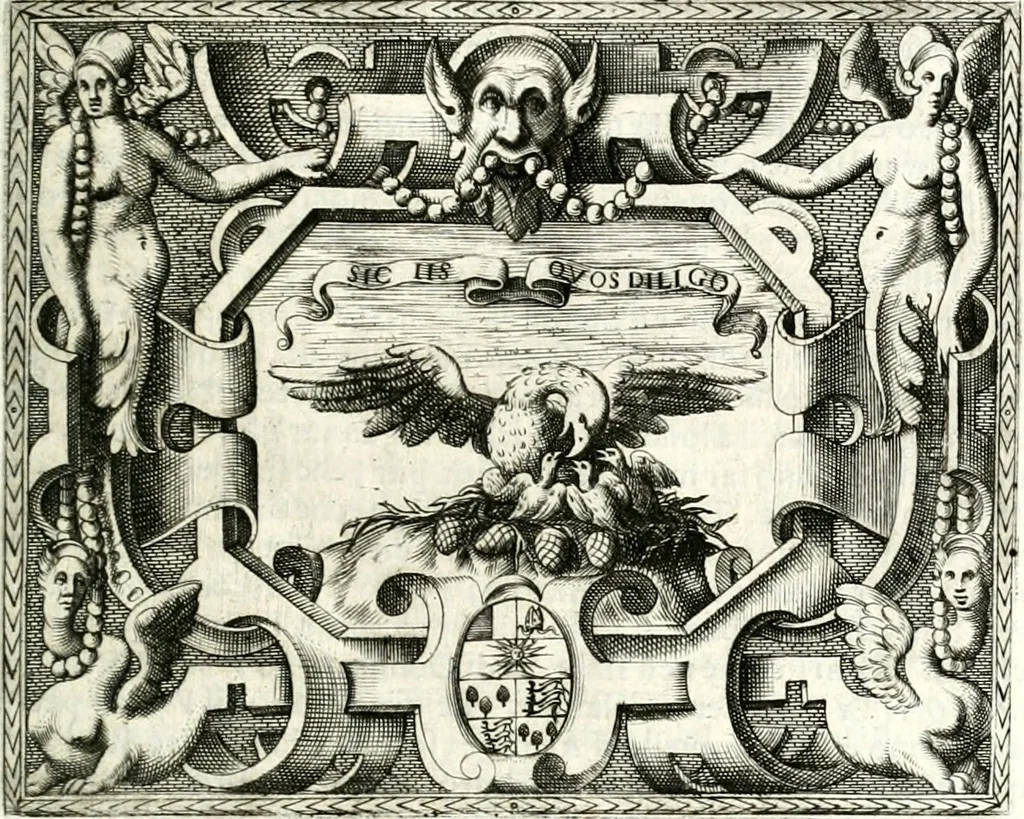 An illustration from Le imprese illustri, 1566, leaf 382
