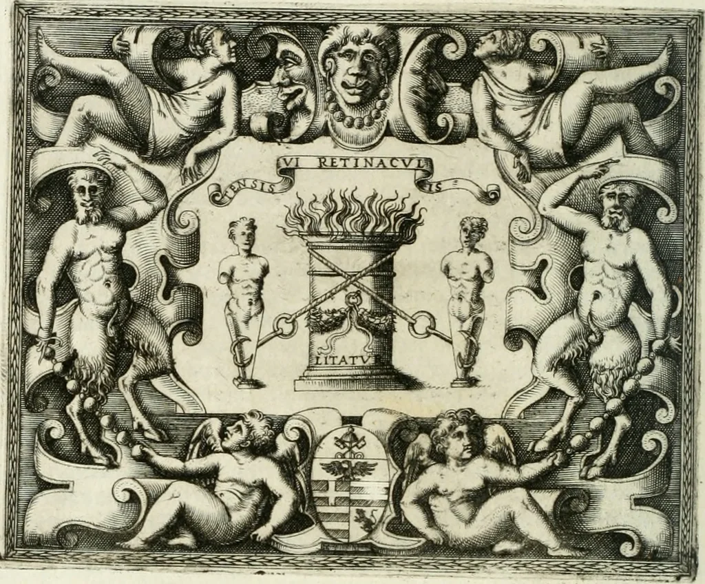 An illustration from Le imprese illustri, 1566, leaf 399