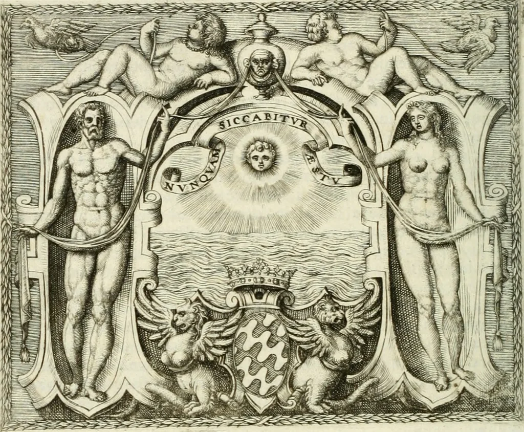 An illustration from Le imprese illustri, 1566, leaf 419