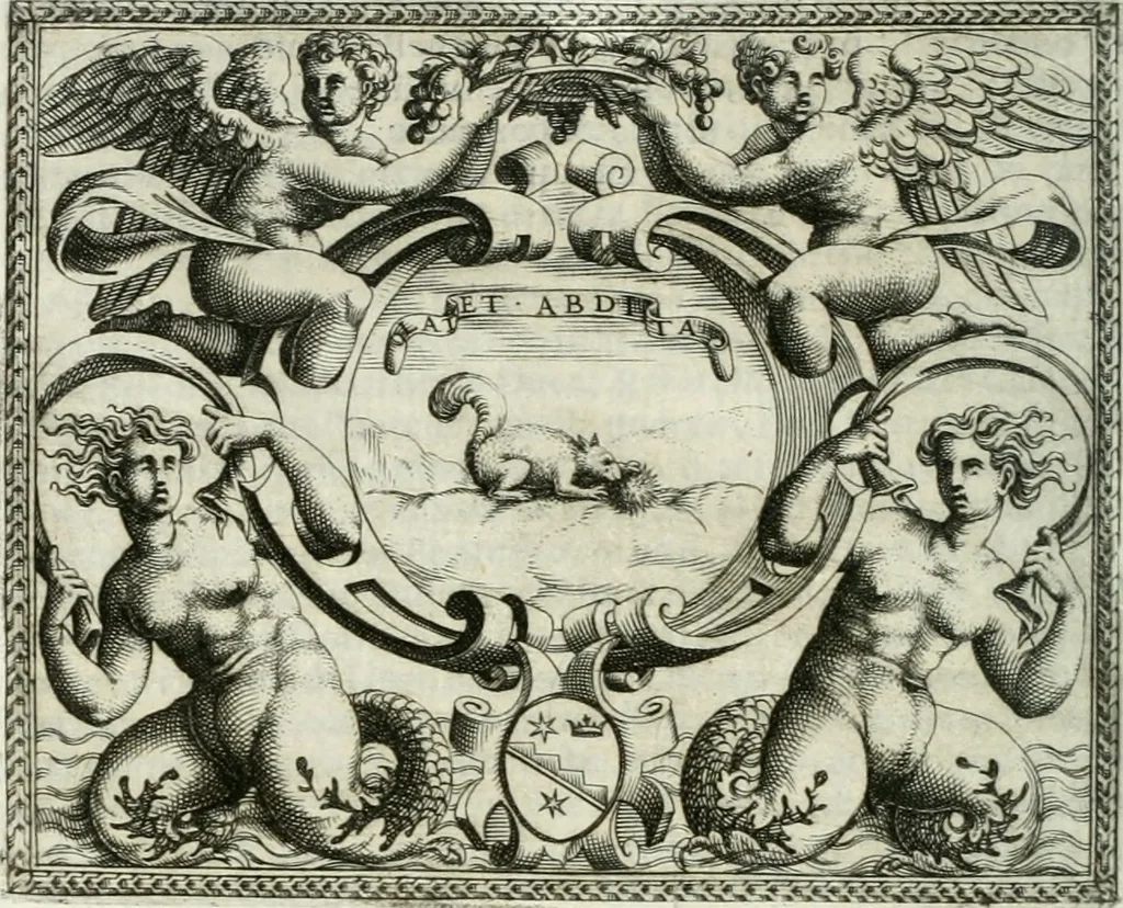 An illustration from Le imprese illustri, 1566, leaf 435