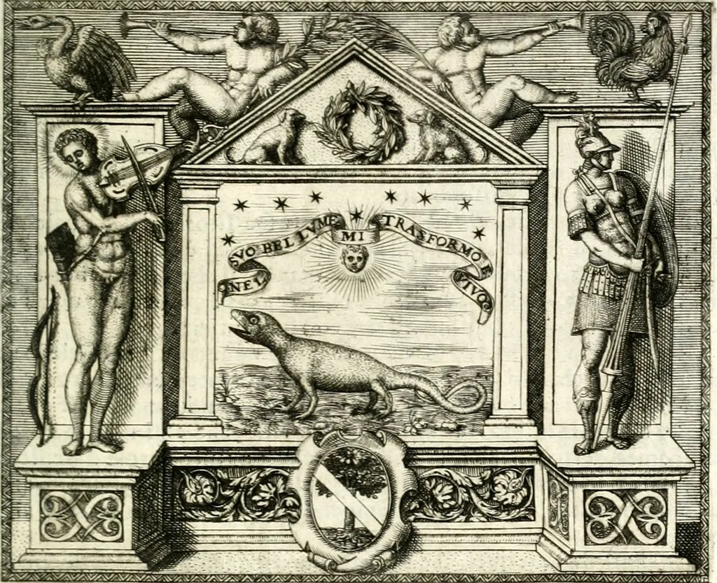 An illustration from Le imprese illustri, 1566, leaf 440