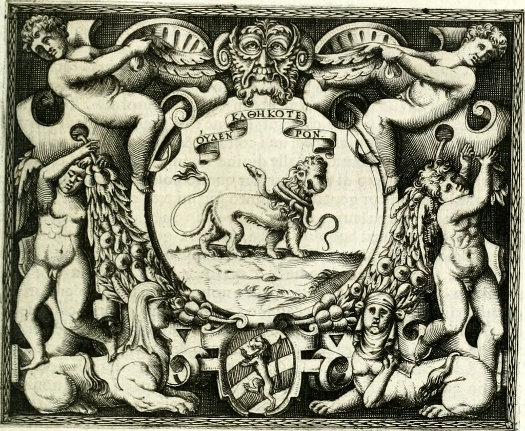 An illustration from Le imprese illustri, 1566, leaf 446