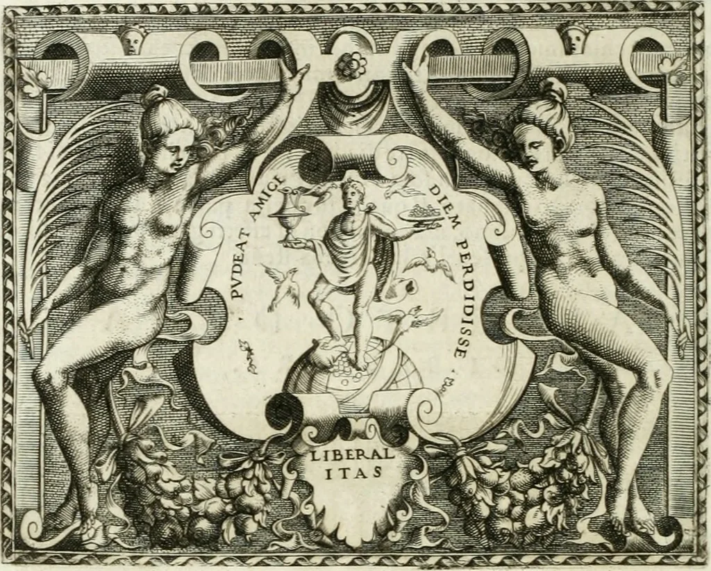 An illustration from Le imprese illustri, 1566, leaf 45