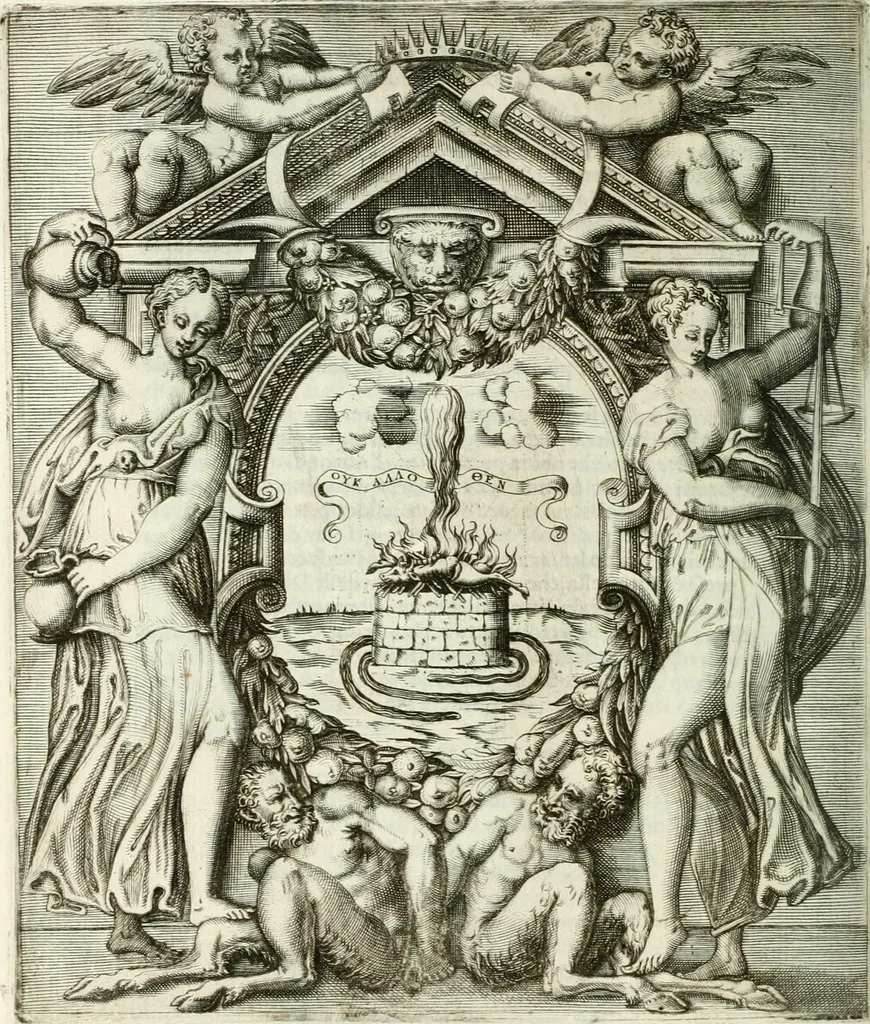An illustration from Le imprese illustri, 1566, leaf 459