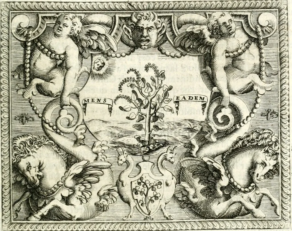 An illustration from Le imprese illustri, 1566, leaf 464