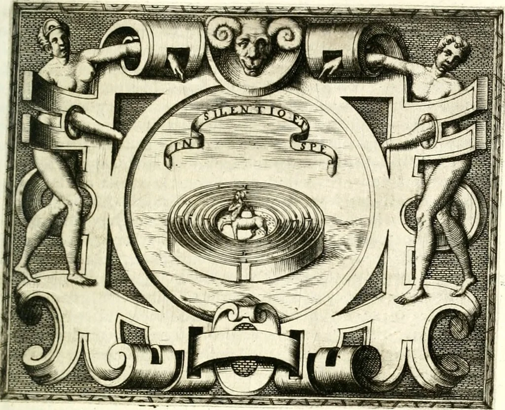 An illustration from Le imprese illustri, 1566, leaf 486