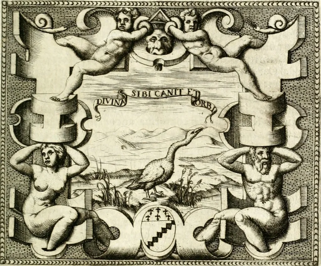 An illustration from Le imprese illustri, 1566, leaf 492