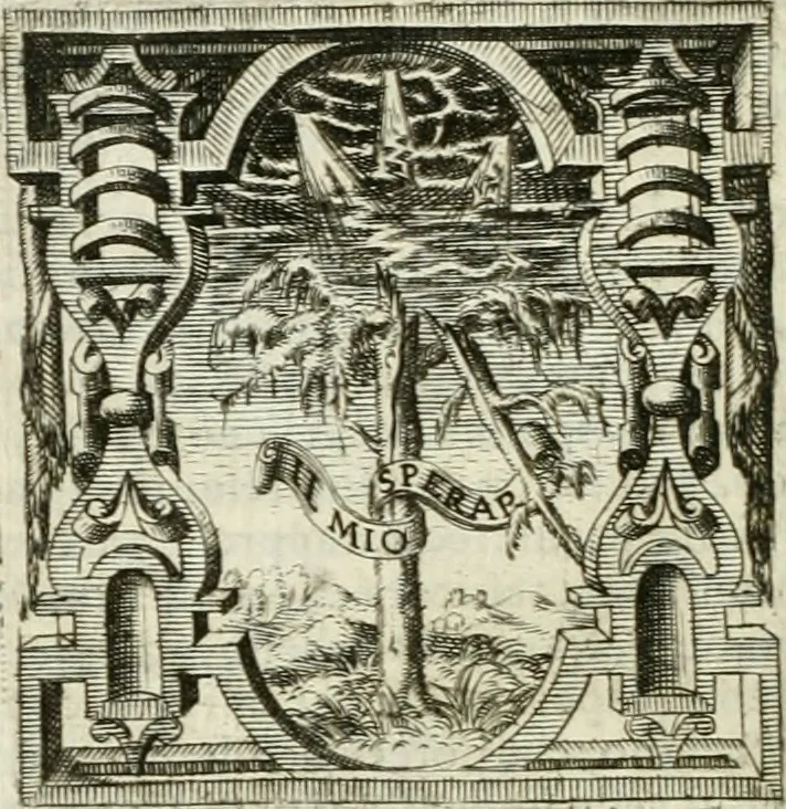 An illustration from Le imprese illustri, 1566, leaf 499