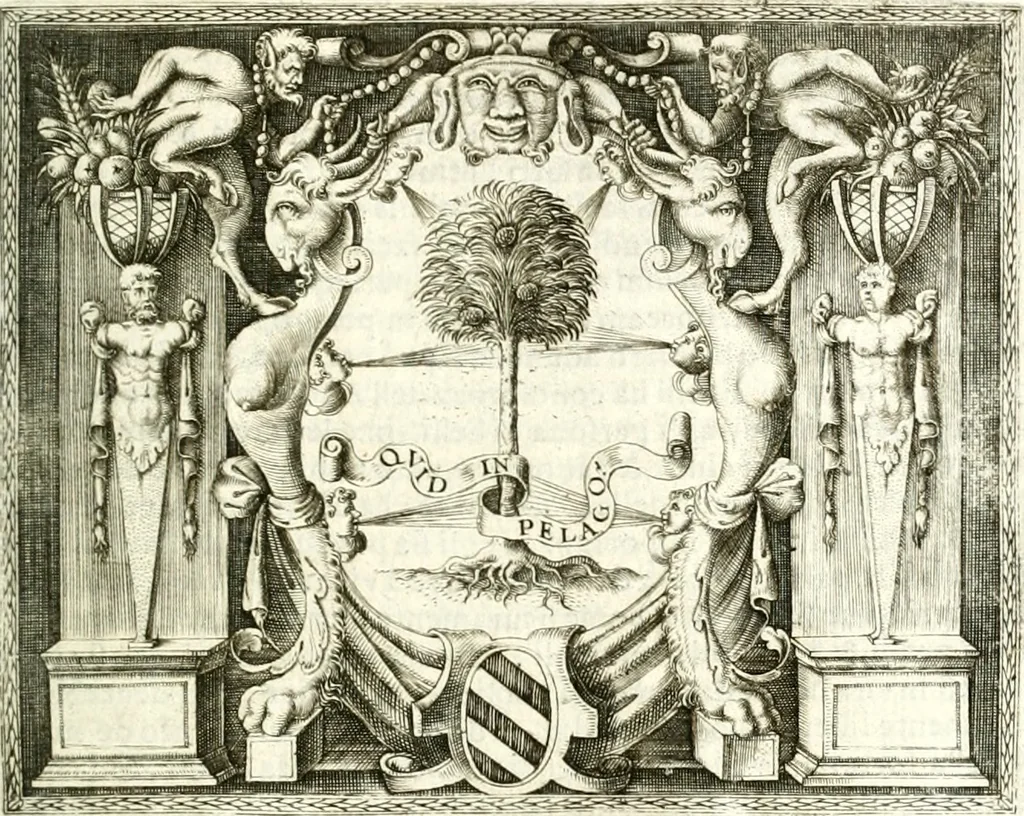 An illustration from Le imprese illustri, 1566, leaf 508