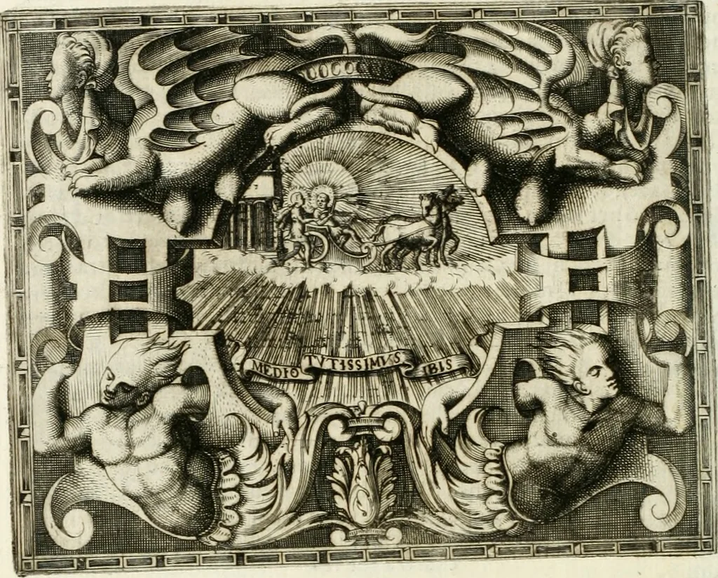 An illustration from Le imprese illustri, 1566, leaf 53