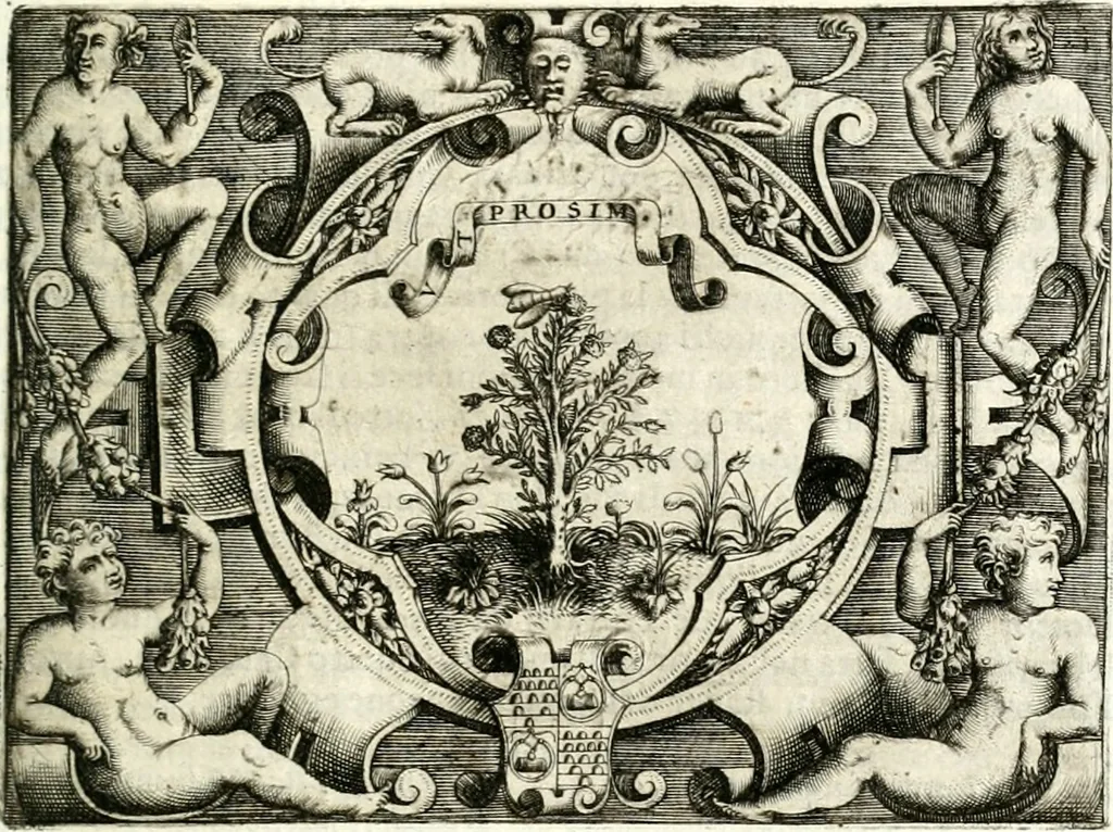 An illustration from Le imprese illustri, 1566, leaf 532