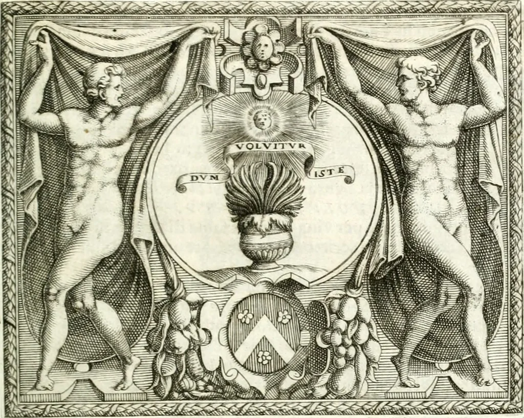 An illustration from Le imprese illustri, 1566, leaf 546