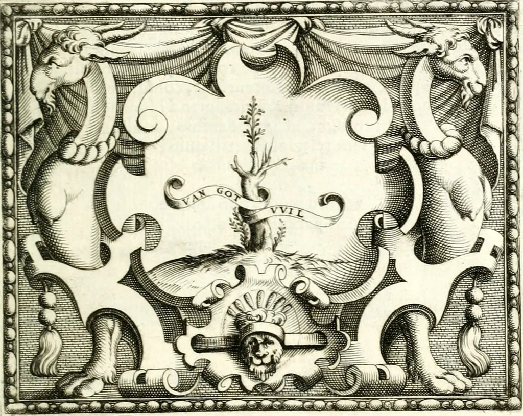 An illustration from Le imprese illustri, 1566, leaf 550