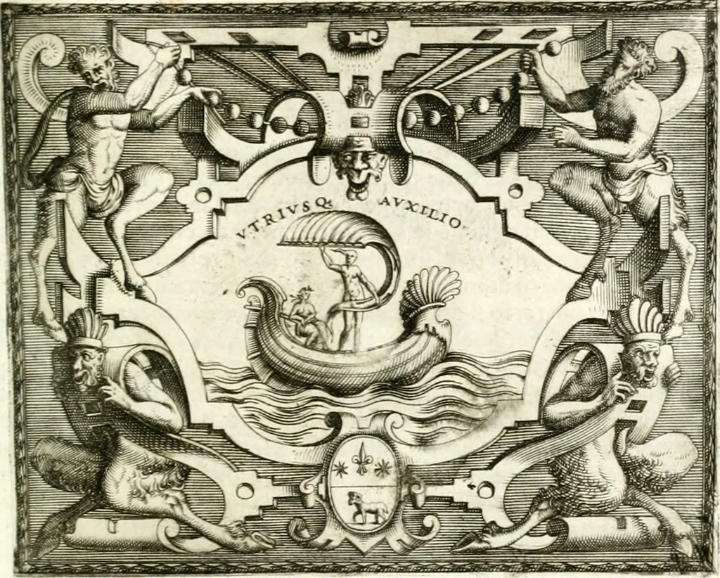 An illustration from Le imprese illustri, 1566, leaf 562