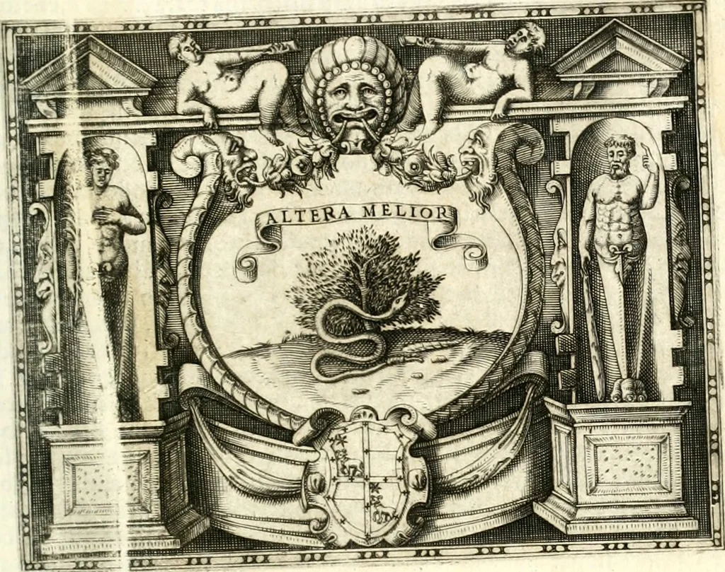 An illustration from Le imprese illustri, 1566, leaf 574