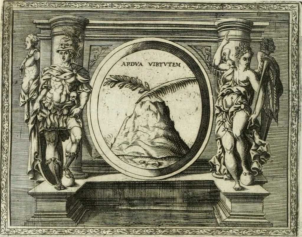 An illustration from Le imprese illustri, 1566, leaf 581