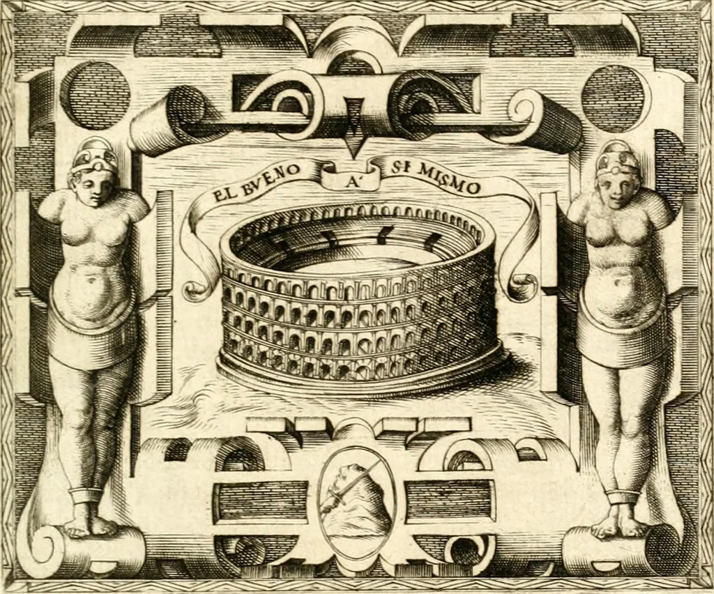 An illustration from Le imprese illustri, 1566, leaf 596