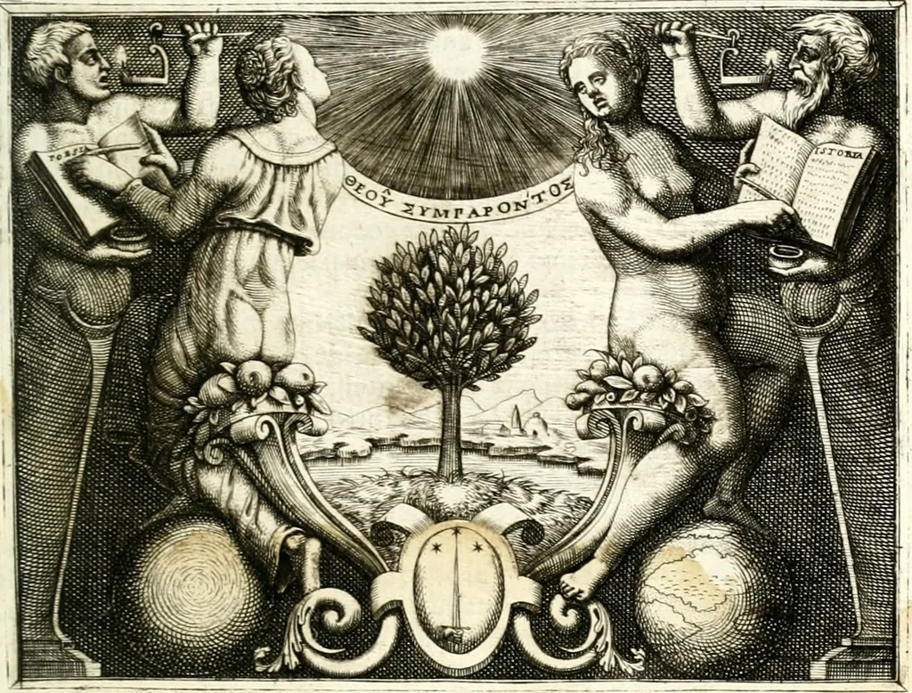 An illustration from Le imprese illustri, 1566, leaf 606