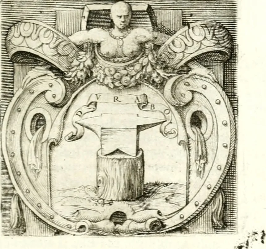 An illustration from Le imprese illustri, 1566, leaf 64