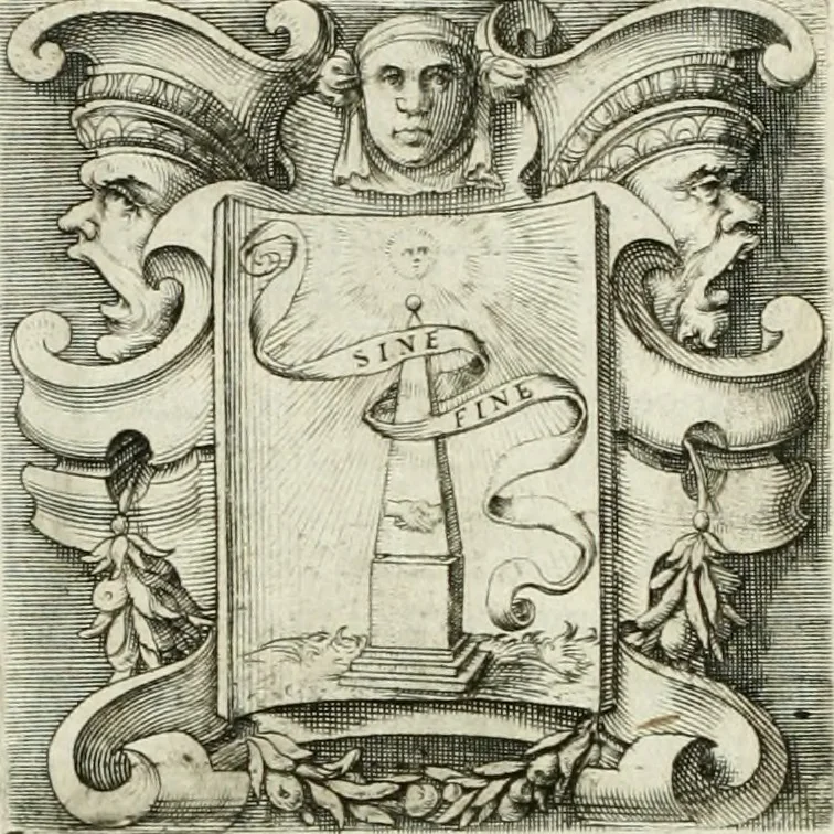 An illustration from Le imprese illustri, 1566, leaf 65