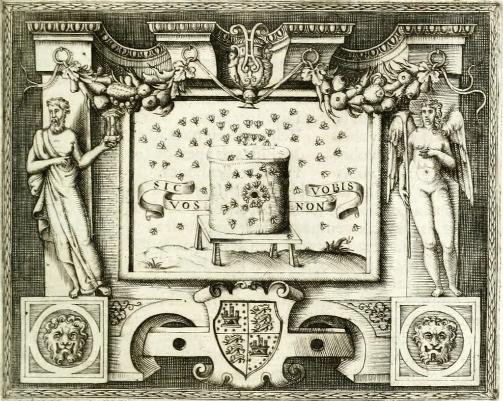 An illustration from Le imprese illustri, 1566, leaf 90