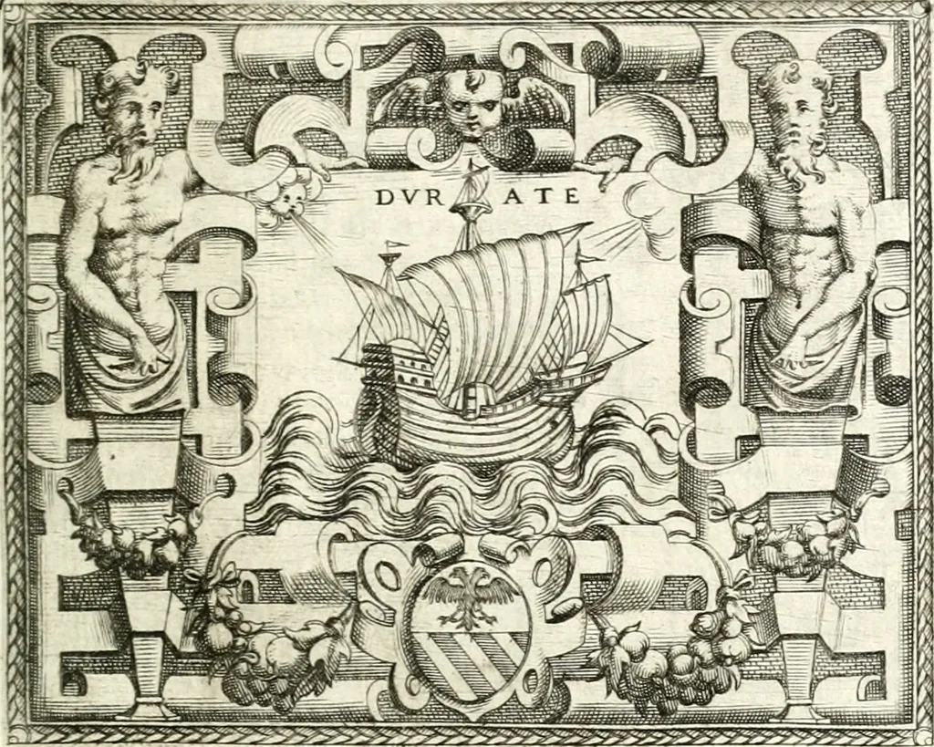 An illustration from Le imprese illustri, 1566, leaf 92