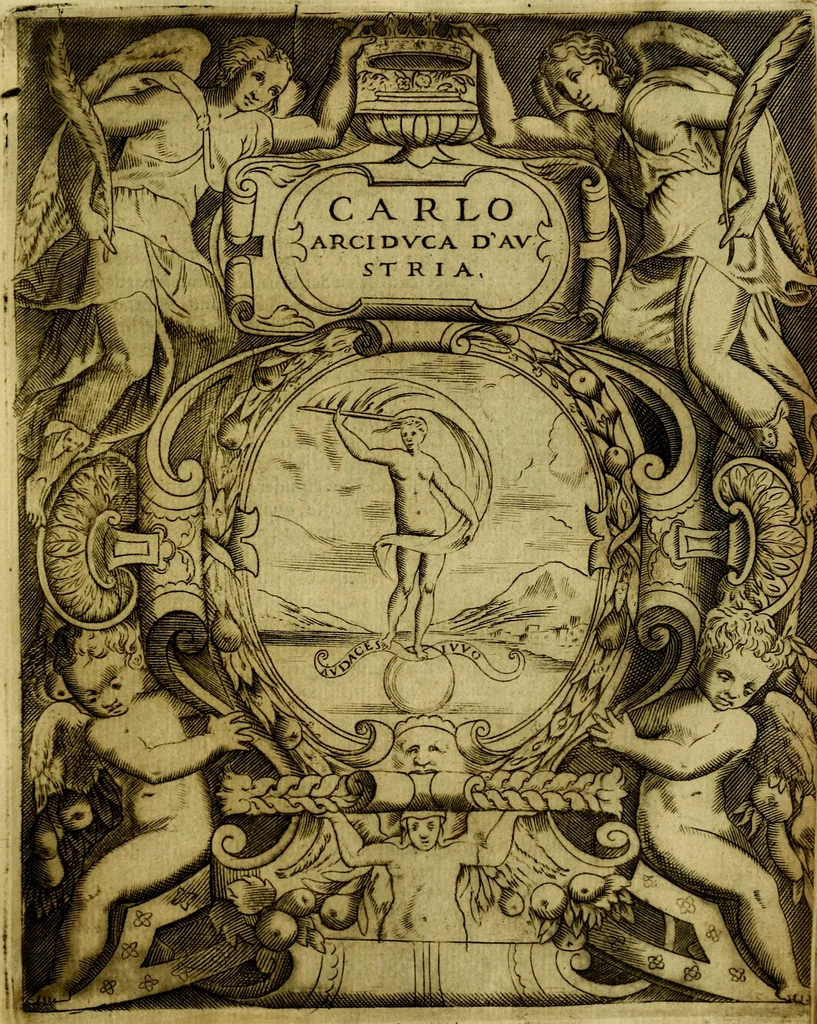 An illustration from Le imprese illustri del S.or Ieronimo Ruscelli., 1584, leaf 104