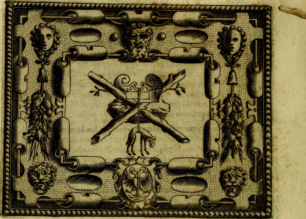 An illustration from Le imprese illustri del S.or Ieronimo Ruscelli., 1584, leaf 117