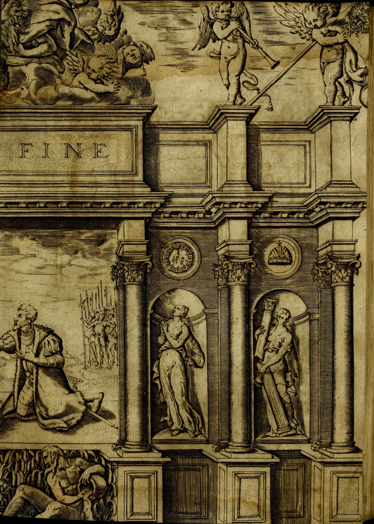 An illustration from Le imprese illustri del S.or Ieronimo Ruscelli., 1584, leaf 128