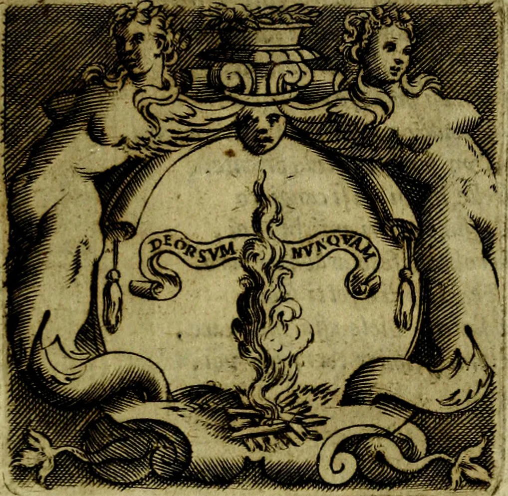 An illustration from Le imprese illustri del S.or Ieronimo Ruscelli., 1584, leaf 140