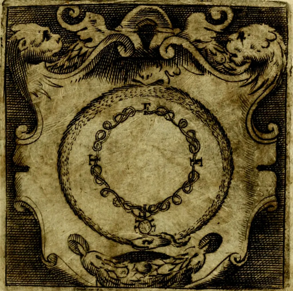 An illustration from Le imprese illustri del S.or Ieronimo Ruscelli., 1584, leaf 170