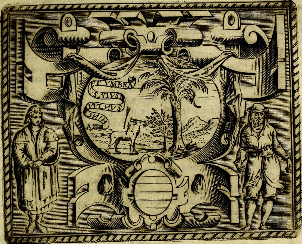 An illustration from Le imprese illustri del S.or Ieronimo Ruscelli., 1584, leaf 198