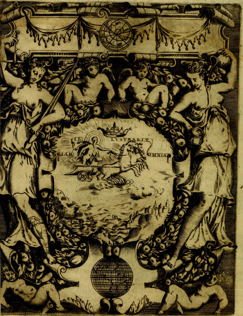 An illustration from Le imprese illustri del S.or Ieronimo Ruscelli., 1584, leaf 209