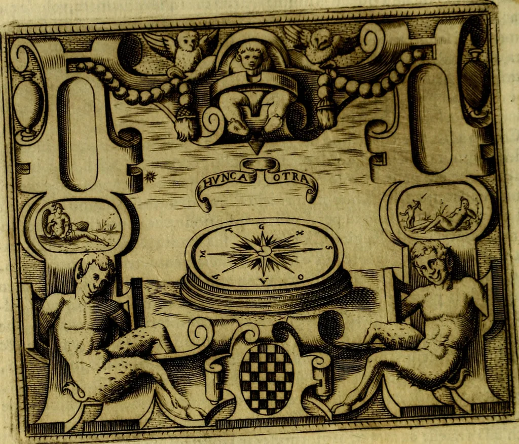 An illustration from Le imprese illustri del S.or Ieronimo Ruscelli., 1584, leaf 231