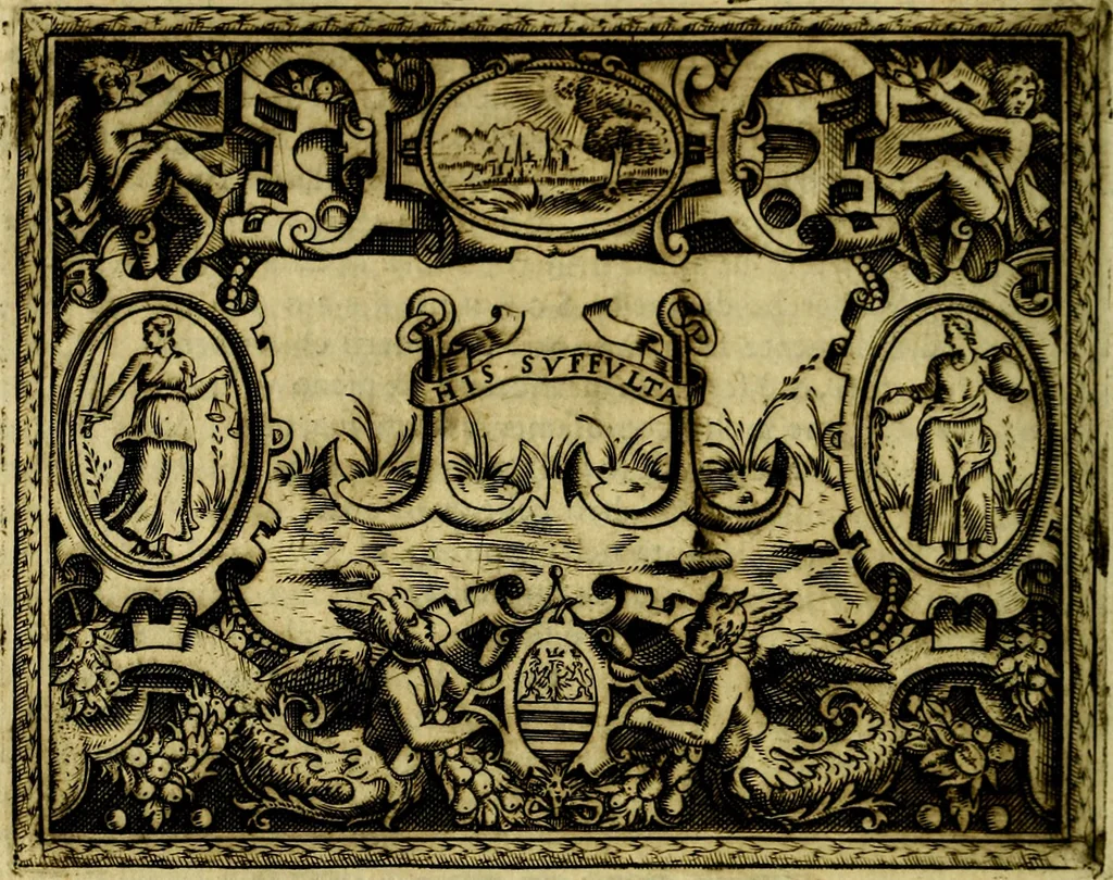 An illustration from Le imprese illustri del S.or Ieronimo Ruscelli., 1584, leaf 265