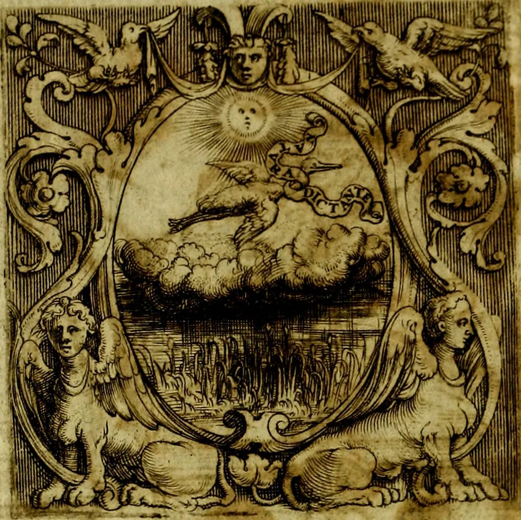 An illustration from Le imprese illustri del S.or Ieronimo Ruscelli., 1584, leaf 297