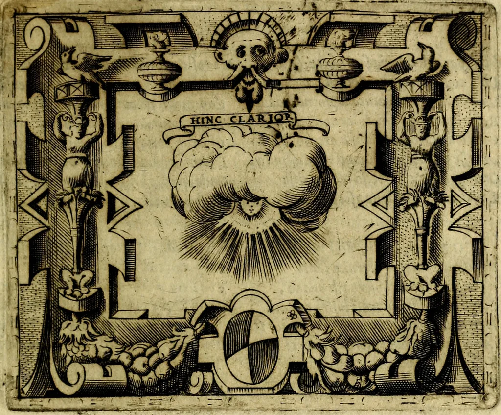An illustration from Le imprese illustri del S.or Ieronimo Ruscelli., 1584, leaf 324