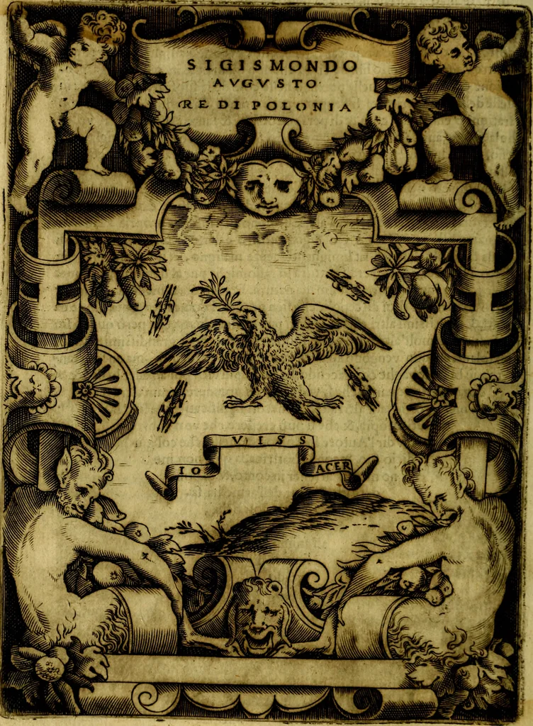 An illustration from Le imprese illustri del S.or Ieronimo Ruscelli., 1584, leaf 343
