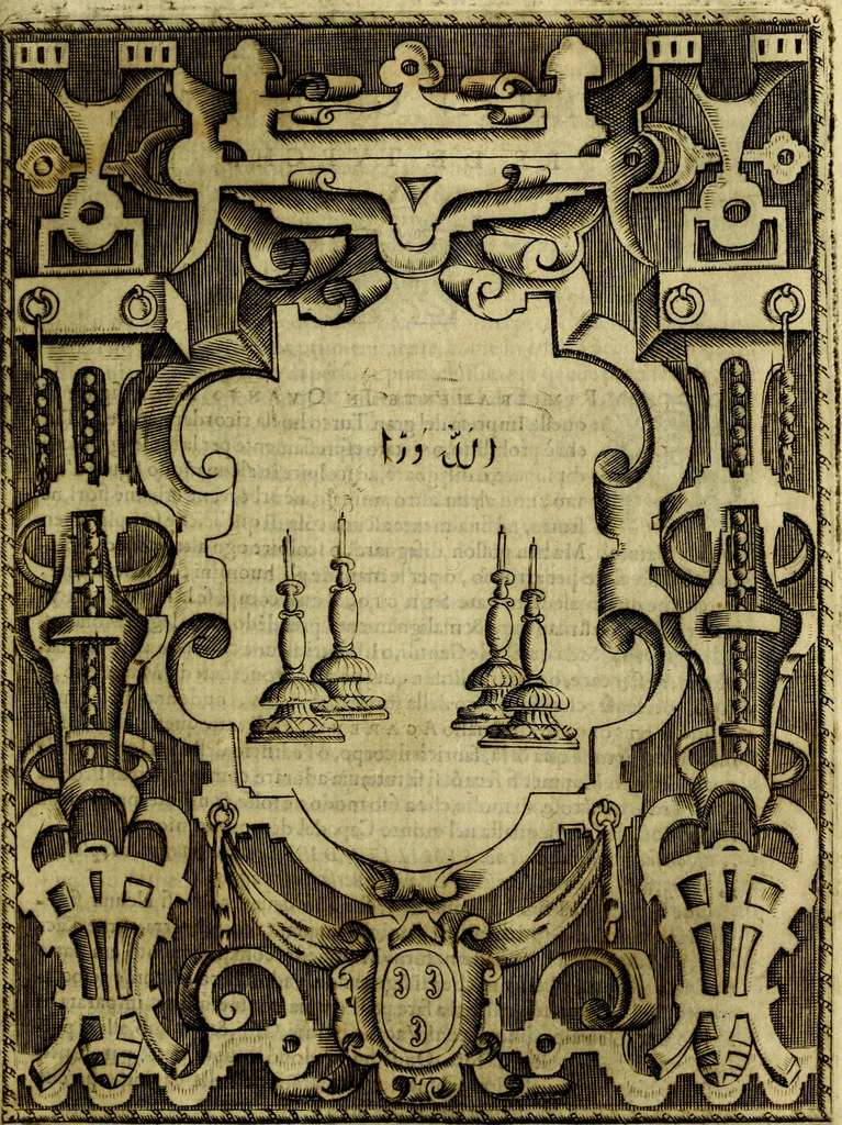 An illustration from Le imprese illustri del S.or Ieronimo Ruscelli., 1584, leaf 346