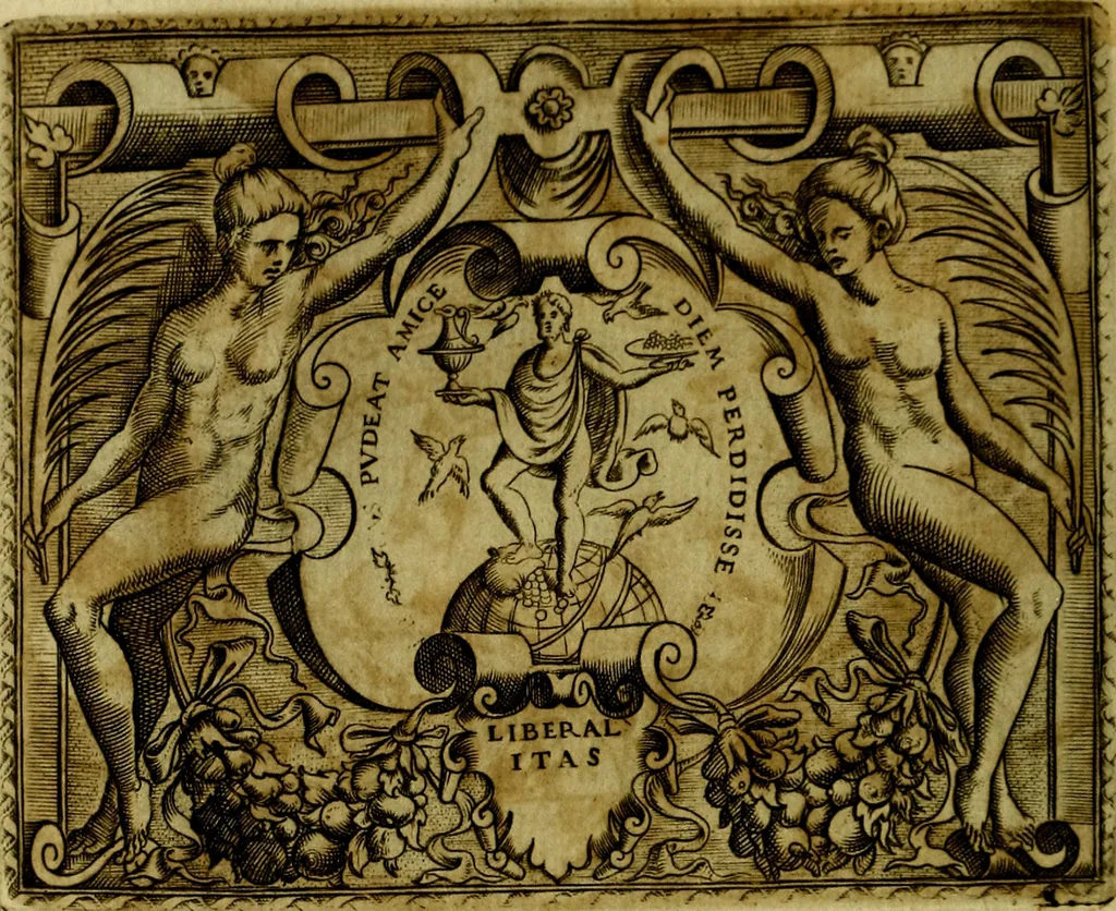 An illustration from Le imprese illustri del S.or Ieronimo Ruscelli., 1584, leaf 35