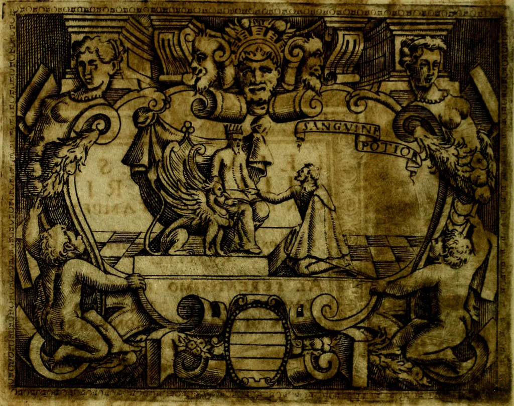 An illustration from Le imprese illustri del S.or Ieronimo Ruscelli., 1584, leaf 359