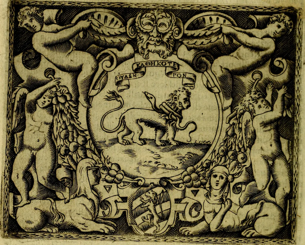 An illustration from Le imprese illustri del S.or Ieronimo Ruscelli., 1584, leaf 363
